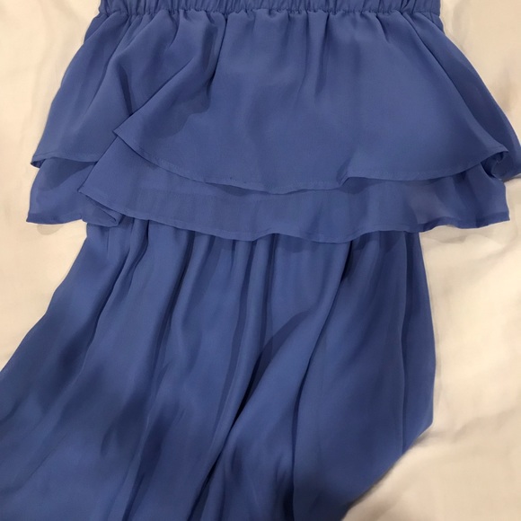 Blue Maxi Strapless Bar III Dress - Picture 2 of 3